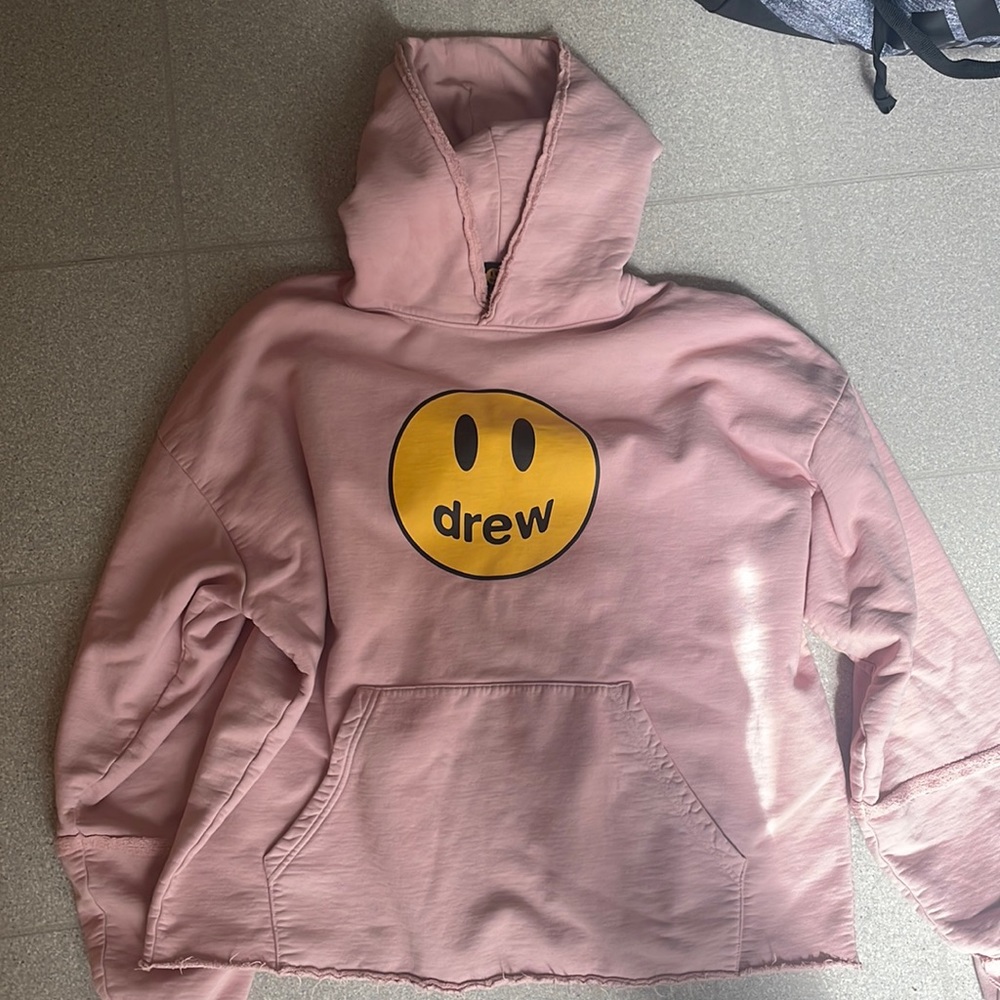 Drew House Pink Hoodie Large
